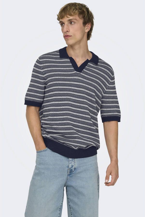 Only & Sons regular fit poloshirt van puur biologisch katoen model 'TILO'