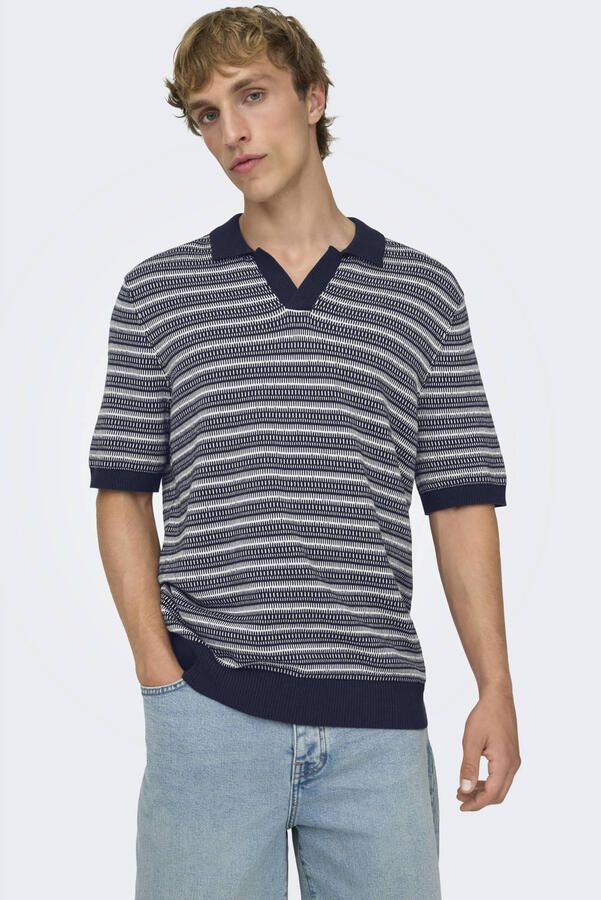 Only & Sons regular fit poloshirt van puur biologisch katoen model 'TILO' - Foto 3