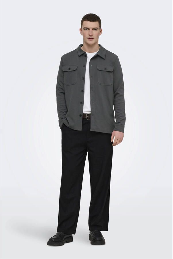 Only & Sons Regular fit overhemdjack met viscose Model 'NEWKODYL' - Foto 2