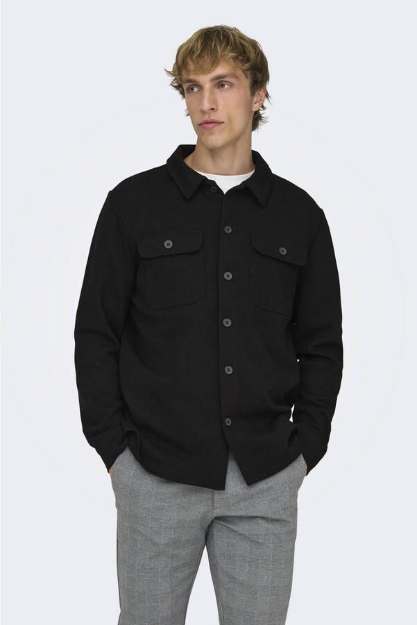 ONLY & SONS Overhemd met lange mouwen ONSNEWKODYL OVERSHIRT SWEAT NOOS