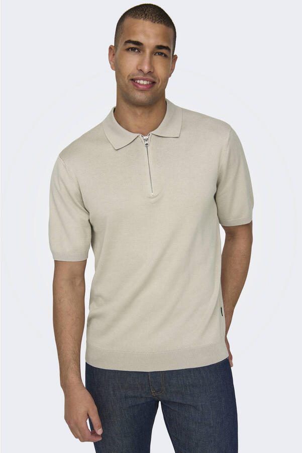 Only & Sons regular fit poloshirt van viscosemix model 'WYLER' - Foto 3