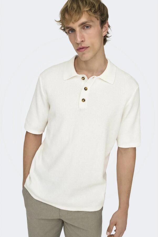 Only & Sons Regular Fit poloshirt van puur katoen model 'ERIC' - Foto 1