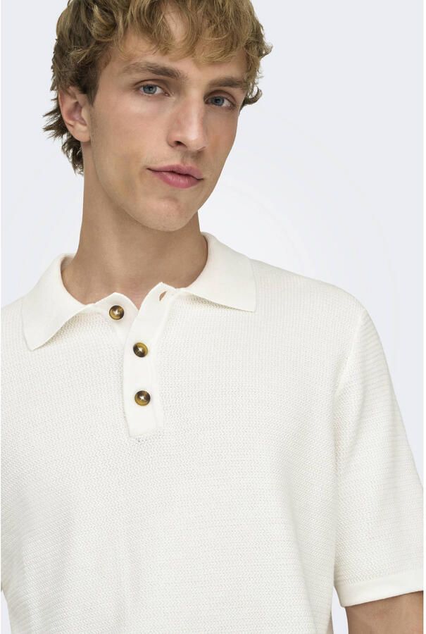 Only & Sons Regular Fit poloshirt van puur katoen model 'ERIC' - Foto 2