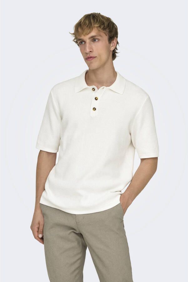 Only & Sons Regular Fit poloshirt van puur katoen model 'ERIC' - Foto 3