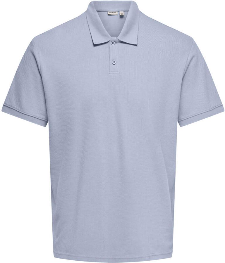 ONLY & SONS regular polo lavendel
