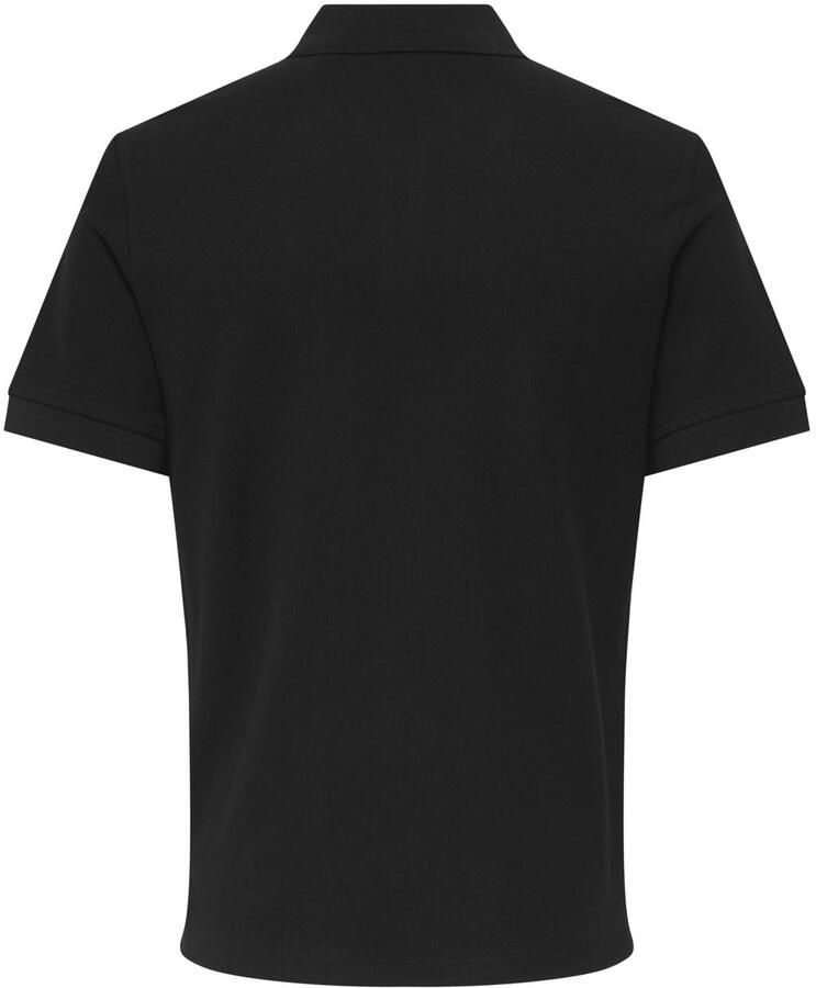 ONLY & SONS regular polo zwart - Foto 2