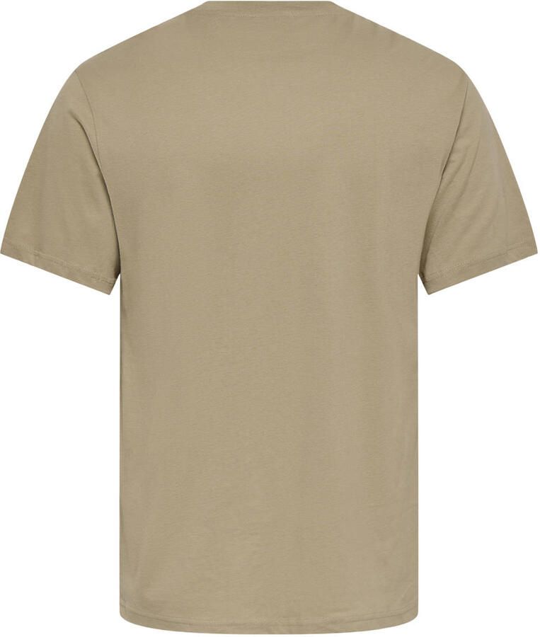 ONLY & SONS regular T-shirt lichtbruin - Foto 2