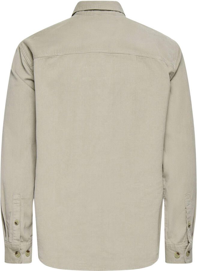 Only & Sons Relaxed fit vrijetijdsoverhemd met structuurmotief model 'ALP' - Foto 2
