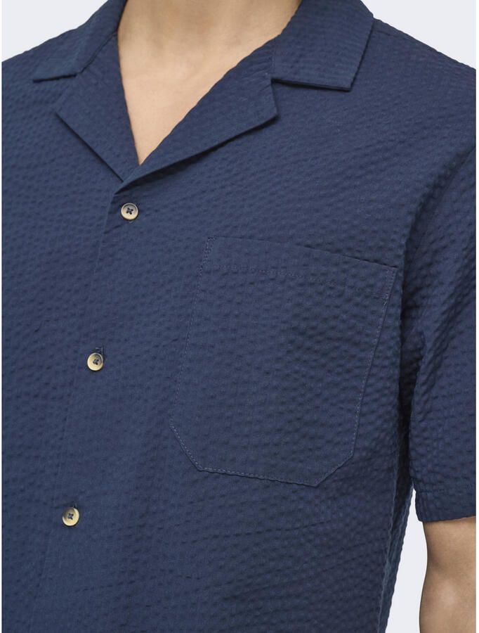 ONLY & SONS Overhemd met korte mouwen ONSEYE RESORT SEERS 0009 SHIRT NOOS - Foto 2
