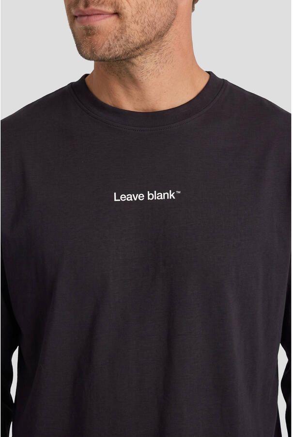 ONLY & SONS relaxed fit longsleeve met backprint zwart - Foto 2