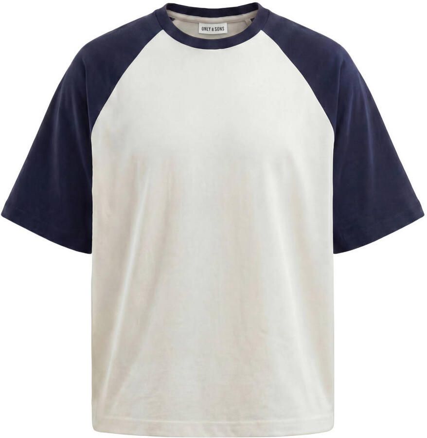 Only & Sons relaxed fit t-shirt van zuivere katoen model 'HEATON'