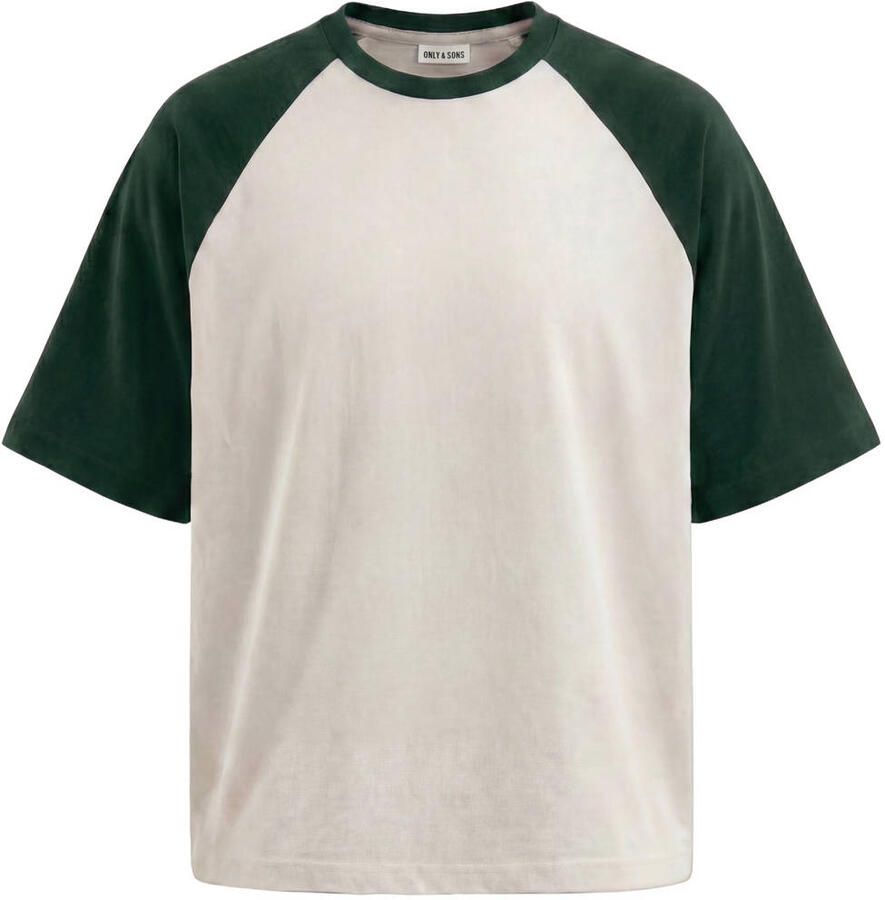 Only & Sons relaxed fit t-shirt van zuivere katoen model 'HEATON'
