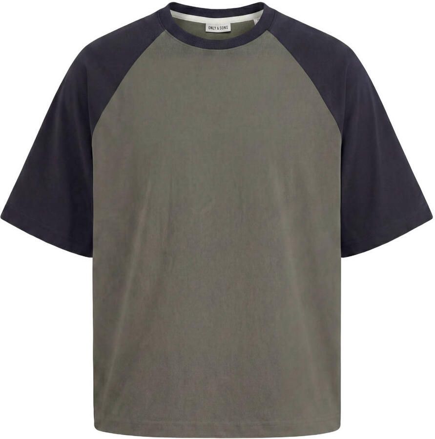 Only & Sons relaxed fit t-shirt van zuivere katoen model 'HEATON'