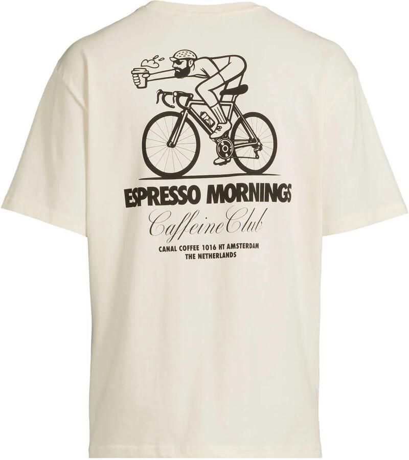 ONLY & SONS relaxed fit T-shirt met backprint ecru