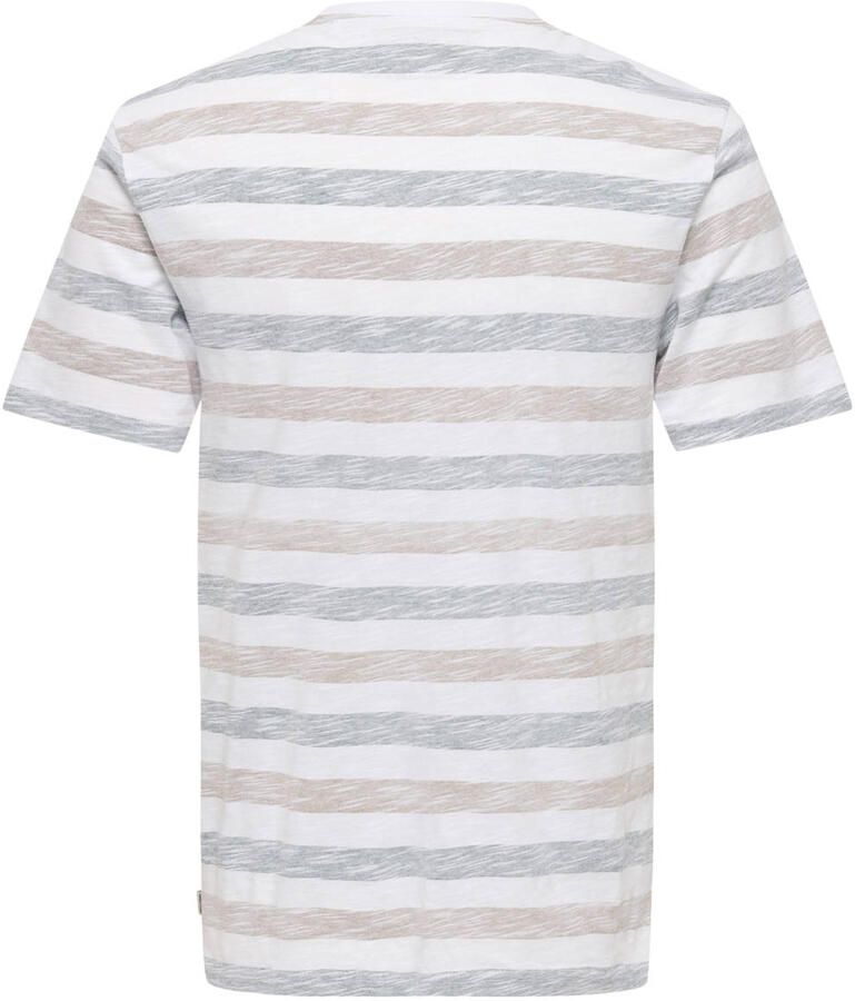 ONLY & SONS relaxed gestreept T-shirt multi - Foto 2