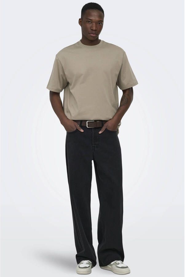 ONLY & SONS relaxed T-shirt beige - Foto 2