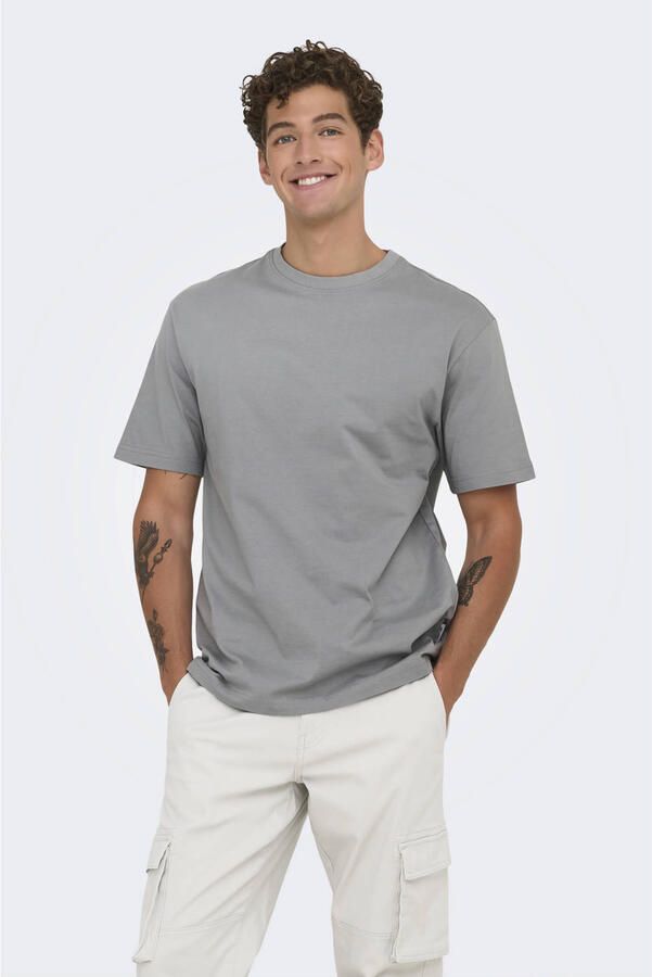 ONLY & SONS Shirt met ronde hals ONSFRED RLX SS TEE