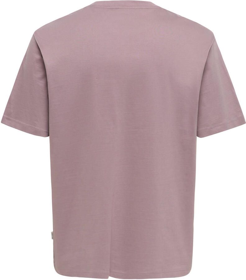 Only & Sons relaxed fit T-shirt van puur katoen model 'FRED LIFE' - Foto 2