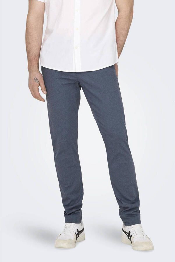ONLY & SONS Pantalon ONSMARK PETE SLIM DOBBY 0058 PANT NOOS