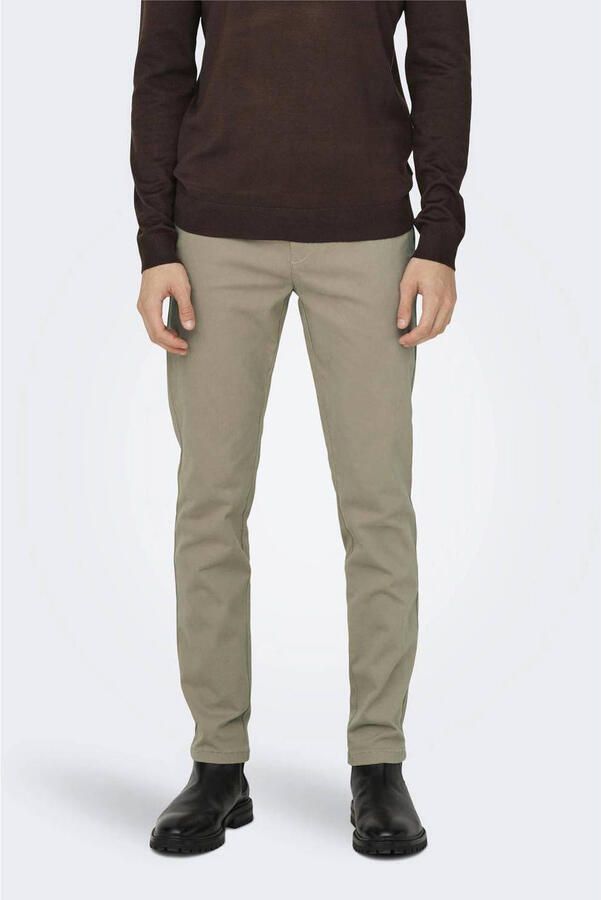 Only & Sons Slim Chin Life Broek Green Heren - Foto 2