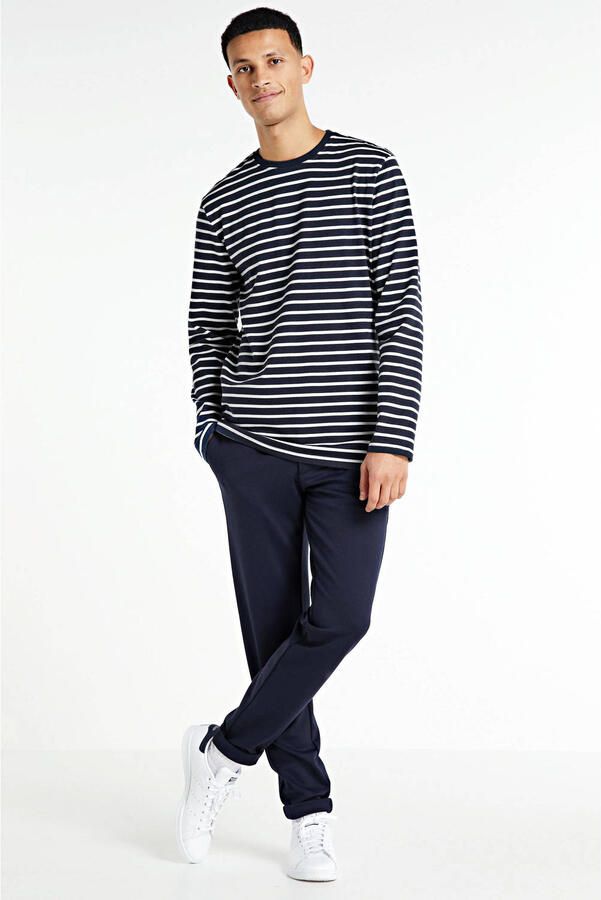 Only & Sons Marineblauwe Stretch Chinos Donkerblauw Blue Heren - Foto 2