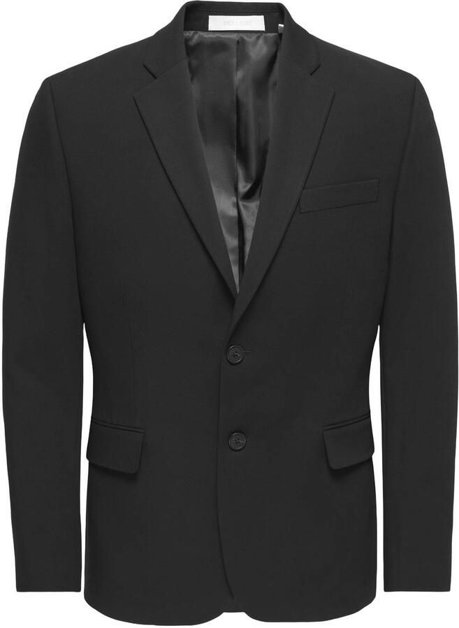 ONLY & SONS slim fit colbert zwart