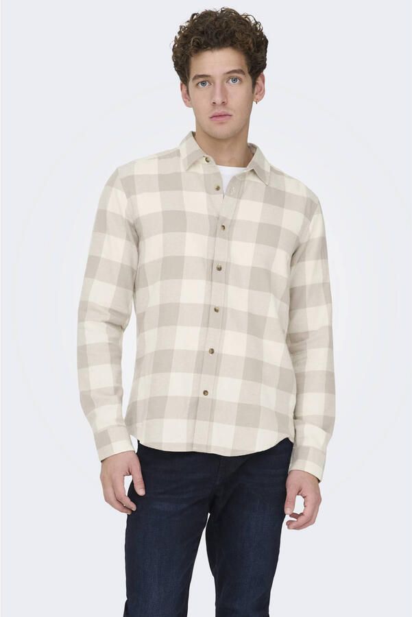 ONLY & SONS Geruit overhemd ONSGUDMUND LS CHECKED SHIRT NOOS