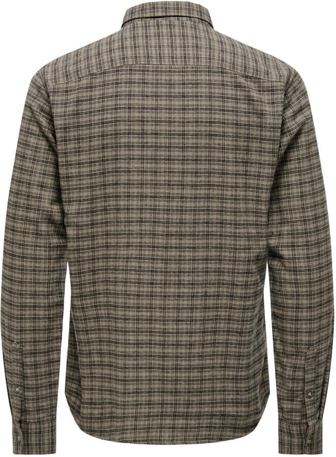 Only & Sons Slim fit vrijetijdsoverhemd van 100% katoen model 'GUDMUND' - Foto 2