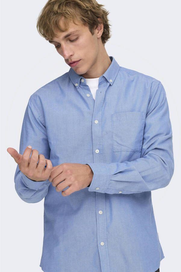 ONLY & SONS Overhemd met lange mouwen ONSALVARO SLIM LS OXFORD SHIRT NOOS - Foto 3