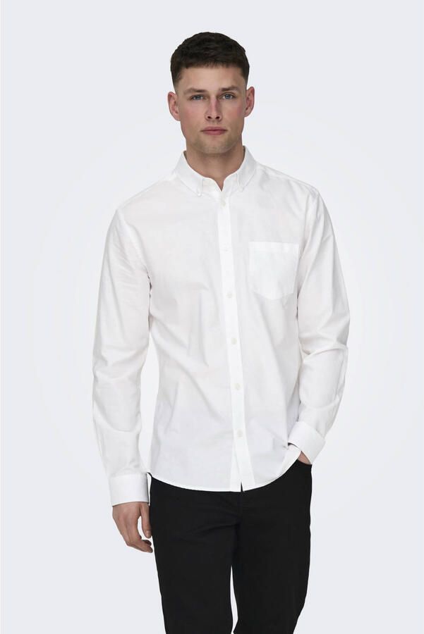 ONLY & SONS Overhemd met lange mouwen ONSALVARO SLIM LS OXFORD SHIRT NOOS - Foto 3