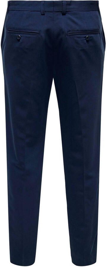 ONLY & SONS slim fit pantalon ONSEVE donkerblauw