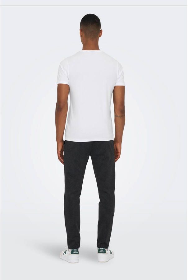 ONLY & SONS T-shirt ONSBASIC SLIM O-NECK 2-PACK NOOS (set 2-delig) - Foto 3
