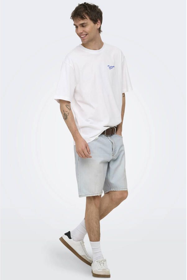 Only & Sons regular fit korte jeans van puur katoen model 'EDGE' - Foto 2