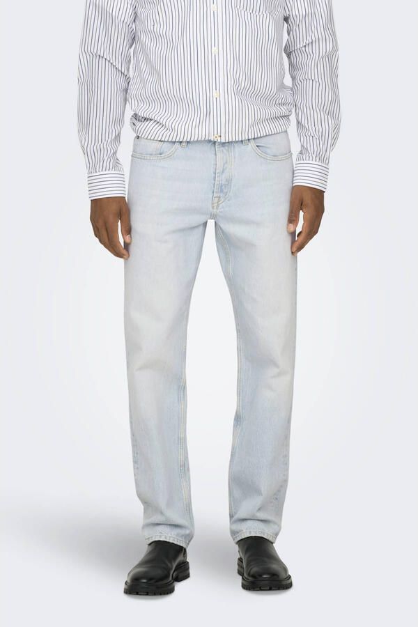 ONLY & SONS Regular fit jeans ONSEDGE STRAIGHT BROMO 0017 DOT DNM NOOS