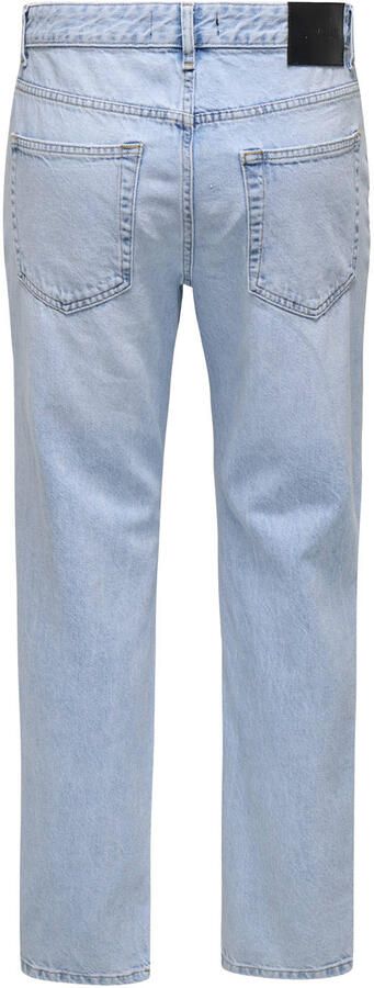 ONLY & SONS straight leg jeans ONSEDGE light blue denim
