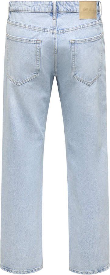 ONLY & SONS Regular fit jeans ONSEDGE STRAIGHT BROMO 0017 DOT DNM NOOS - Foto 4