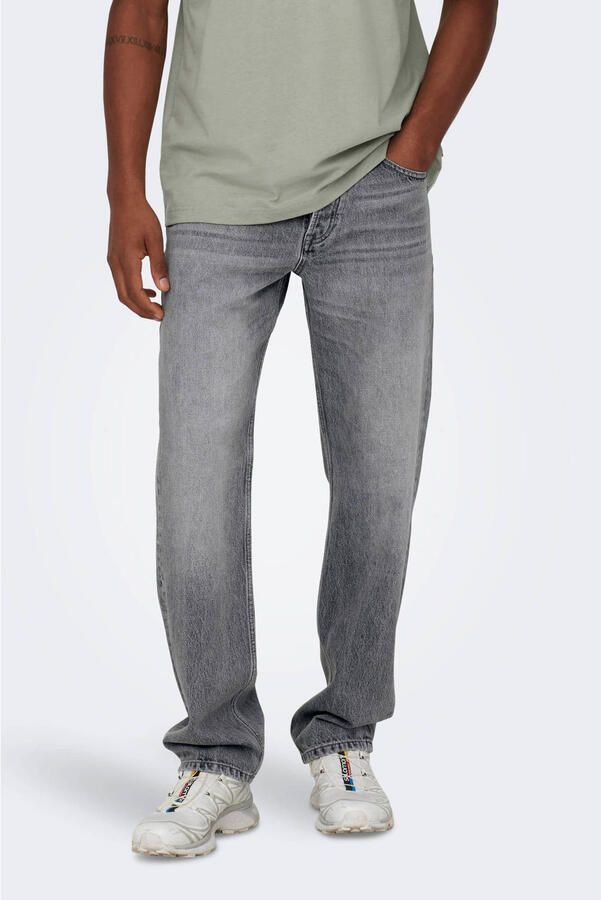 ONLY & SONS Regular fit jeans ONSEDGE STRAIGHT BROMO 0017 DOT DNM NOOS