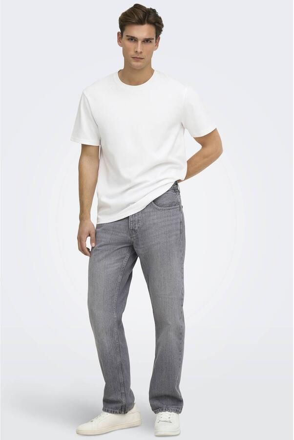 ONLY & SONS Regular fit jeans ONSEDGE STRAIGHT BROMO 0017 DOT DNM NOOS