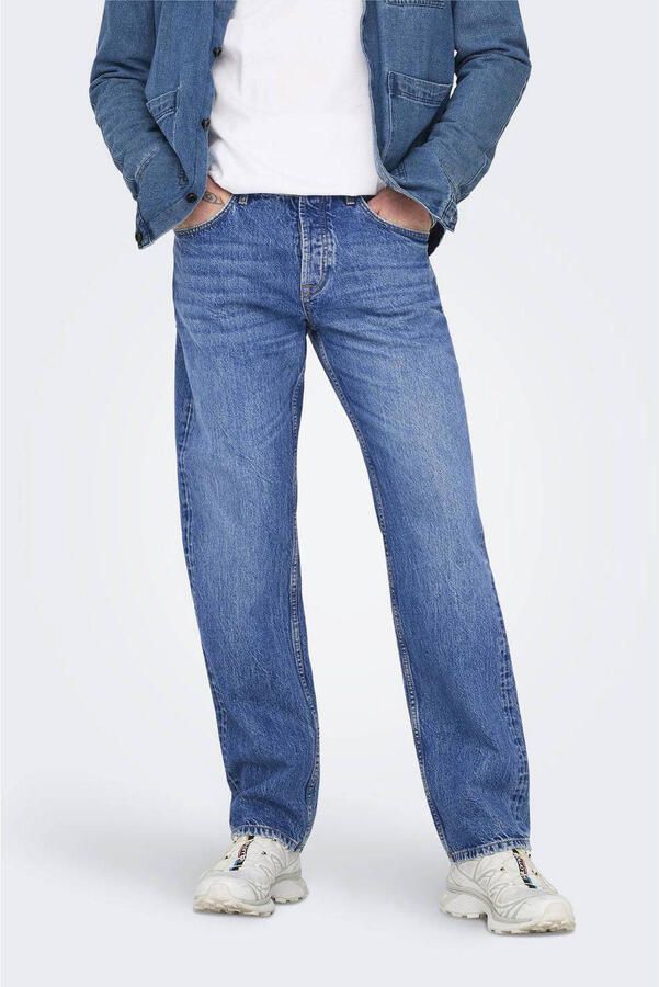 ONLY & SONS Regular fit jeans ONSEDGE STRAIGHT BROMO 0017 DOT DNM NOOS