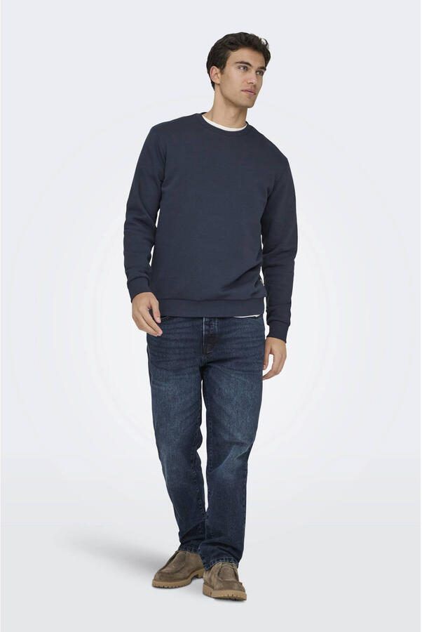 Only & Sons Regular fit sweatshirt van katoenmix model 'CERES'