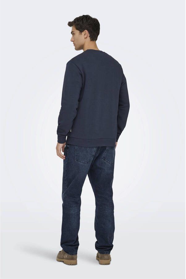 Only & Sons Regular fit sweatshirt van katoenmix model 'CERES' - Foto 2