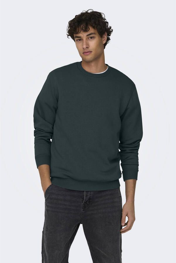 Only & Sons Regular fit sweatshirt van katoenmix model 'CERES' - Foto 2