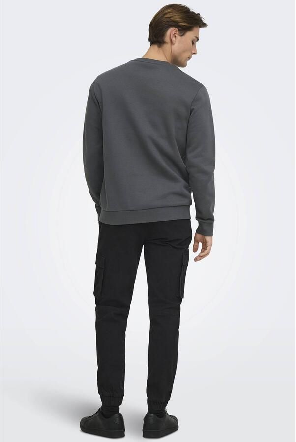Only & Sons Regular fit sweatshirt van katoenmix model 'CERES' - Foto 2