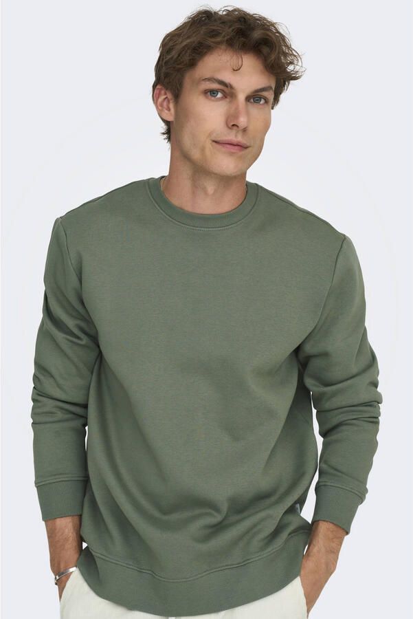 ONLY & SONS sweater groen - Foto 3