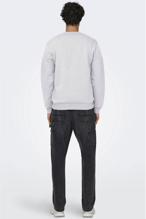 Only & Sons Regular fit sweatshirt van Katoenmix Model 'CERES' - Foto 2