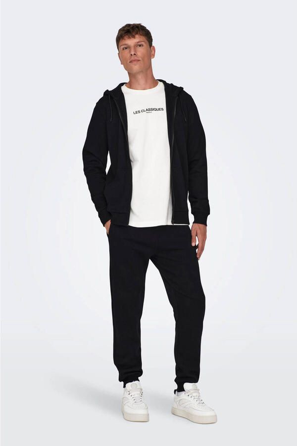 ONLY & SONS Capuchonsweatvest CERES LIFE ZIP THR. HOODIE SWEAT