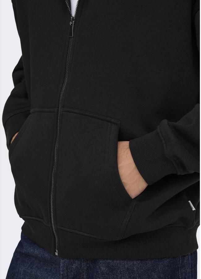 ONLY & SONS sweatvest zwart - Foto 2