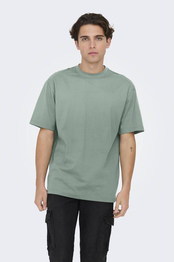 ONLY & SONS Shirt met ronde hals ONSFRED RLX SS TEE - Foto 2