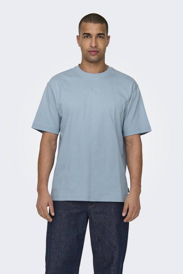 ONLY & SONS Shirt met ronde hals ONSFRED RLX SS TEE