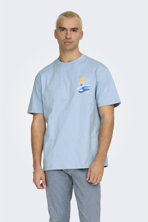 Only & Sons Palm Days Print Shirt Heren - Foto 2